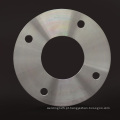 Usinagem CNC personalizada 304 flange circular de aço inoxidável M6 parafuso